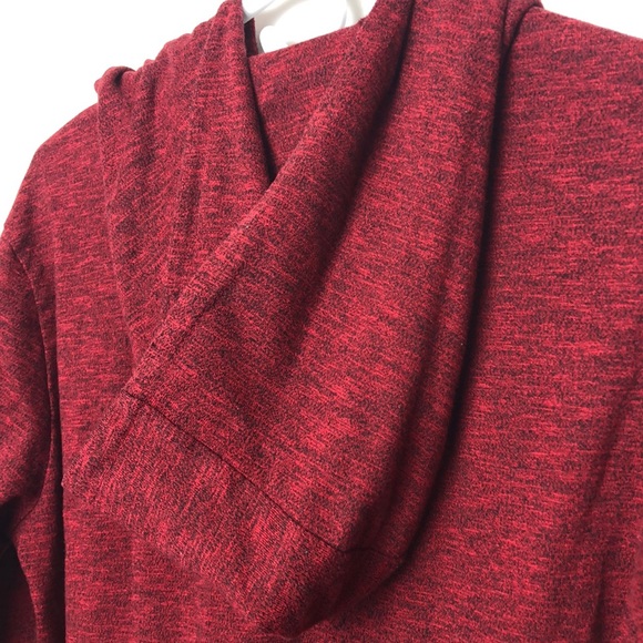 DC Red Speckled Men’s Sweatshirt Hoodie Size S - Picture 7 of 9